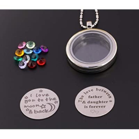 Father daughter locket - Picture 5 of 6